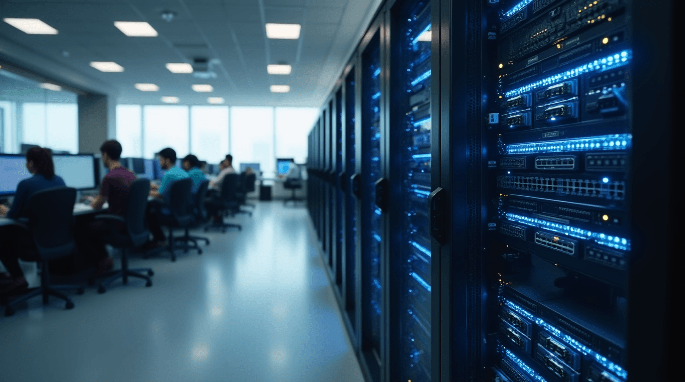 Archives de vidéosurveillance locales dans une salle de serveurs de bureau