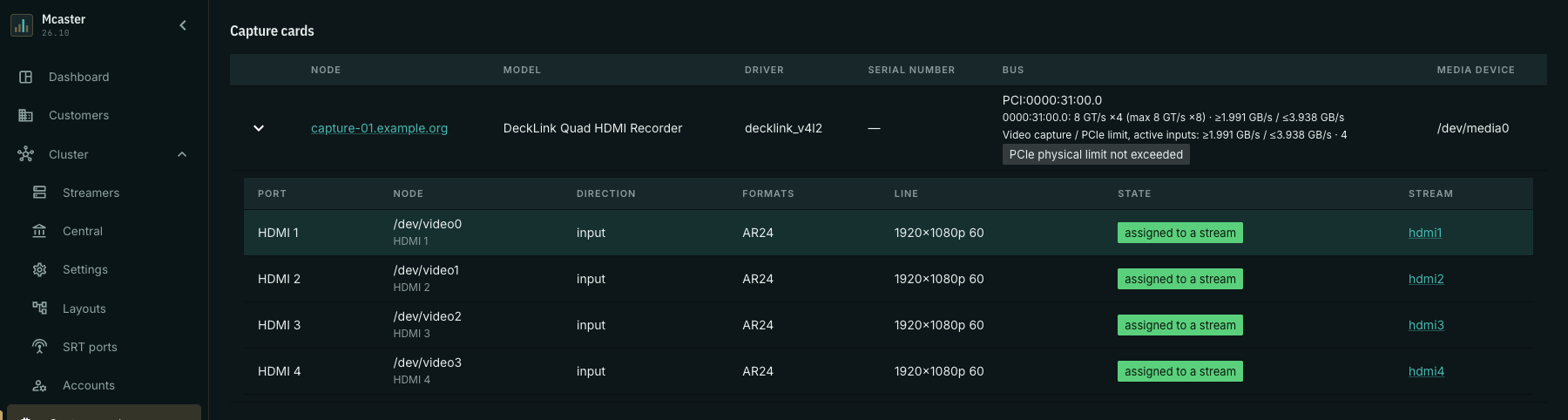 Load below the physical limit after switching to FullHD60