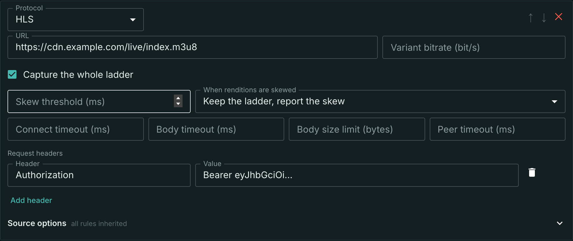 Ladder capture and skew threshold
