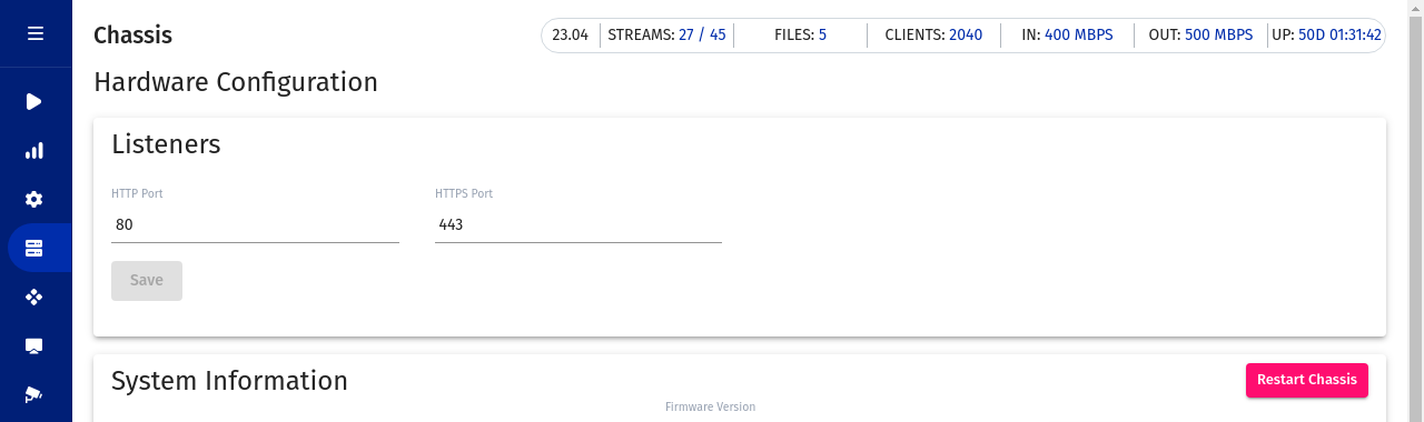 Flussonic Coder System