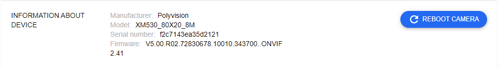 Managing Cameras via ONVIF