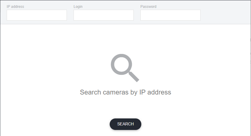 Searching for cameras
