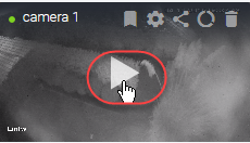 The Play button in the Cards mode