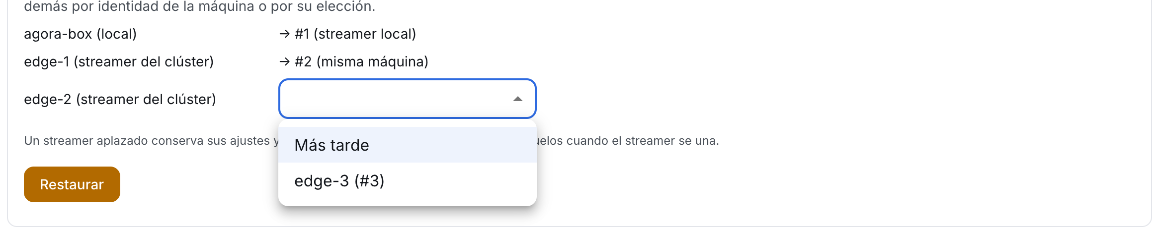 Elegir una máquina para un streamer de la copia