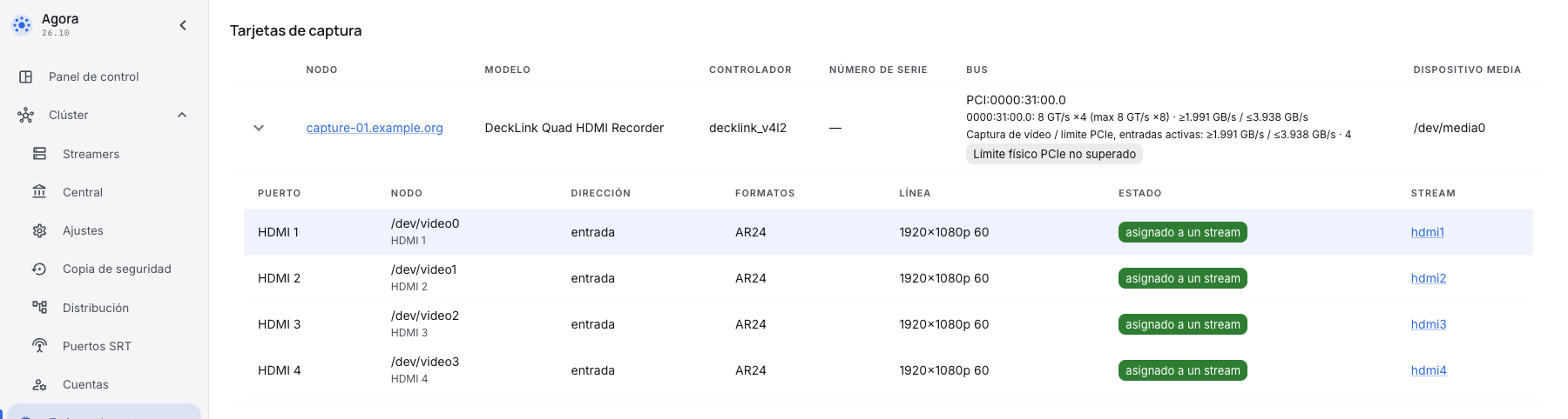 Carga por debajo del límite físico tras cambiar a FullHD60