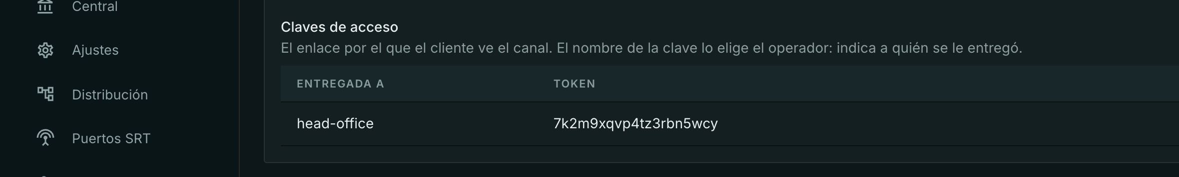 Las claves de acceso en la ficha del cliente