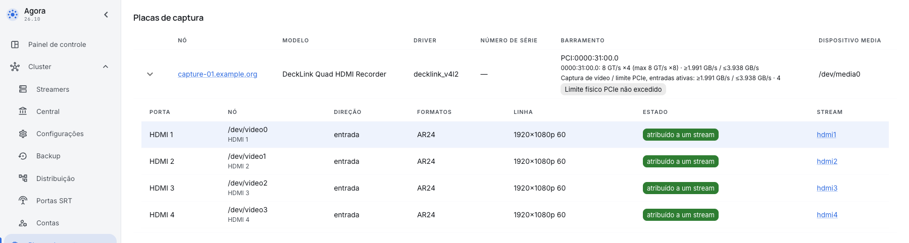 Carga abaixo do limite físico após mudar para FullHD60