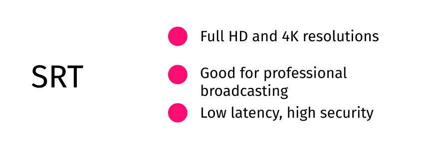 RTMP, HLS, SRT, RTSP, and WebRTC: a comprehensive guide to video ...